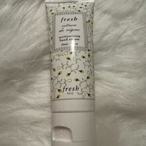 fresh Citron de Vigne Hand Cream Tube - White with Yellow Accents